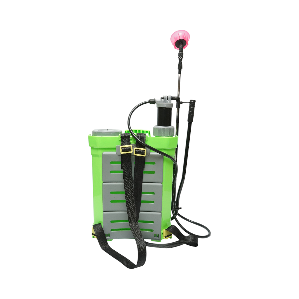 Manual spray pump with 16L tank, 3 nozzles, max pressure 3 bar