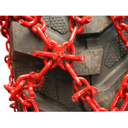 Anti-slip chain set U-BAR 11mm size 18.4/26 for Forest Tractor set of 2 pieces