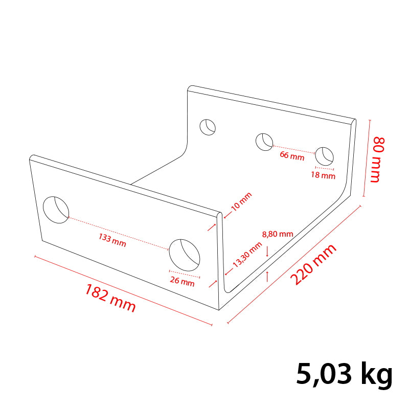 Disc support with bearing 32011