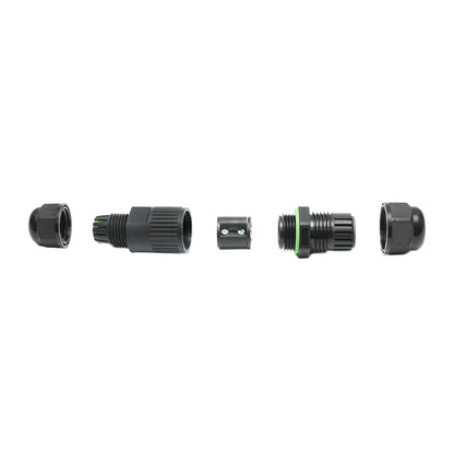 M18 electric cable connector 250V 10A, 3 poles IP67 Leader