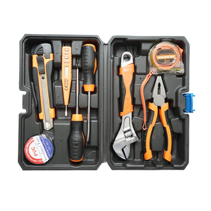 Combined tool and equipment set 8 pieces