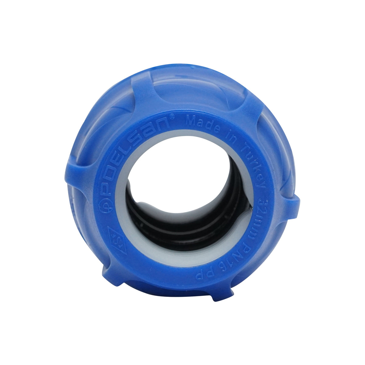 PN16 compression fitting, D32x32mm, max 16bar for PEHD irrigation systems