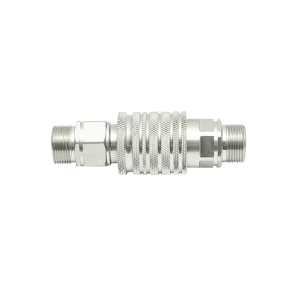 Pass valve for male/female on con M24x1.5mm with external thread Breckner Germany