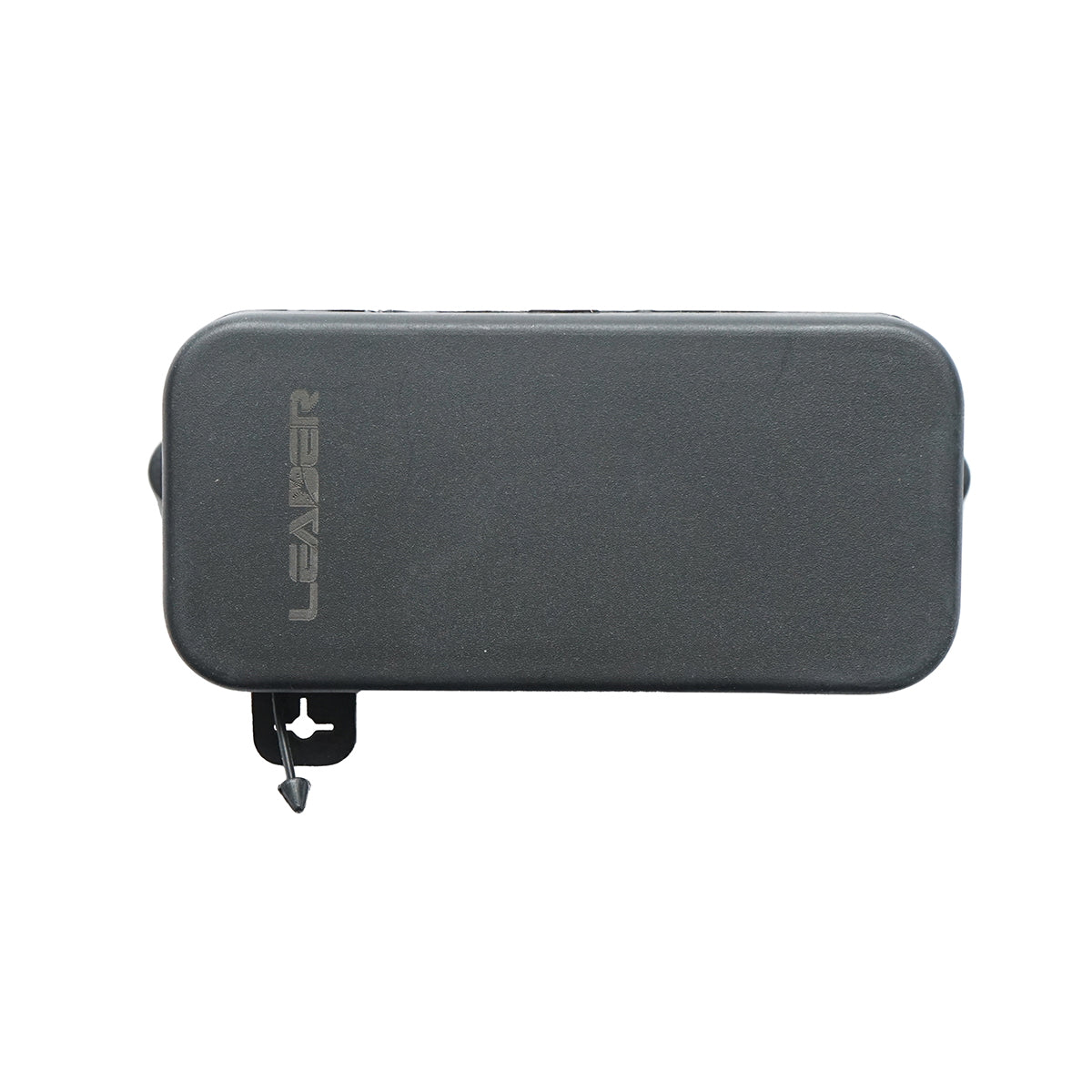 Terminal box for 2-wire cables, black Leader
