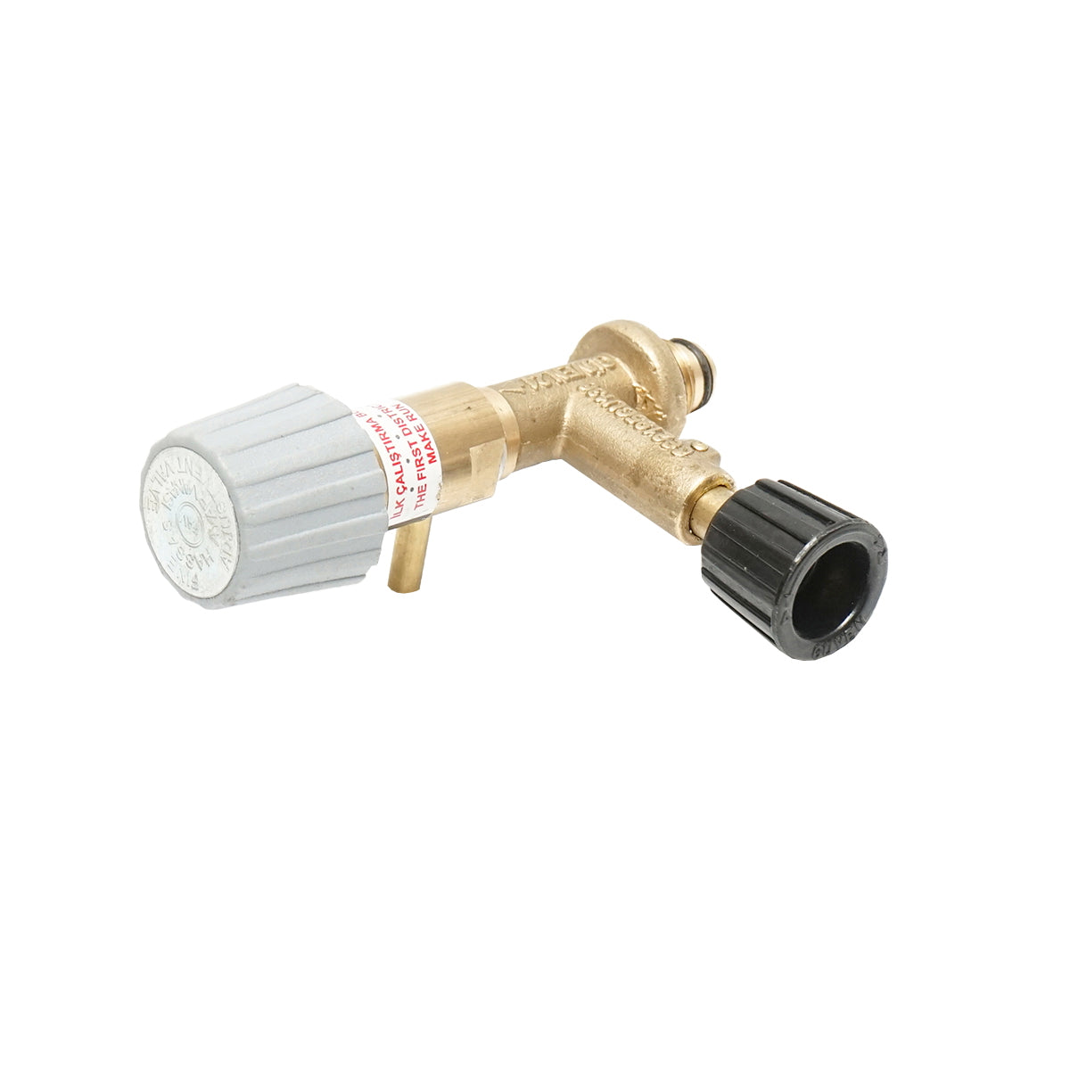 Gas regulator tap for mechanical cannon with explosion to scare birds