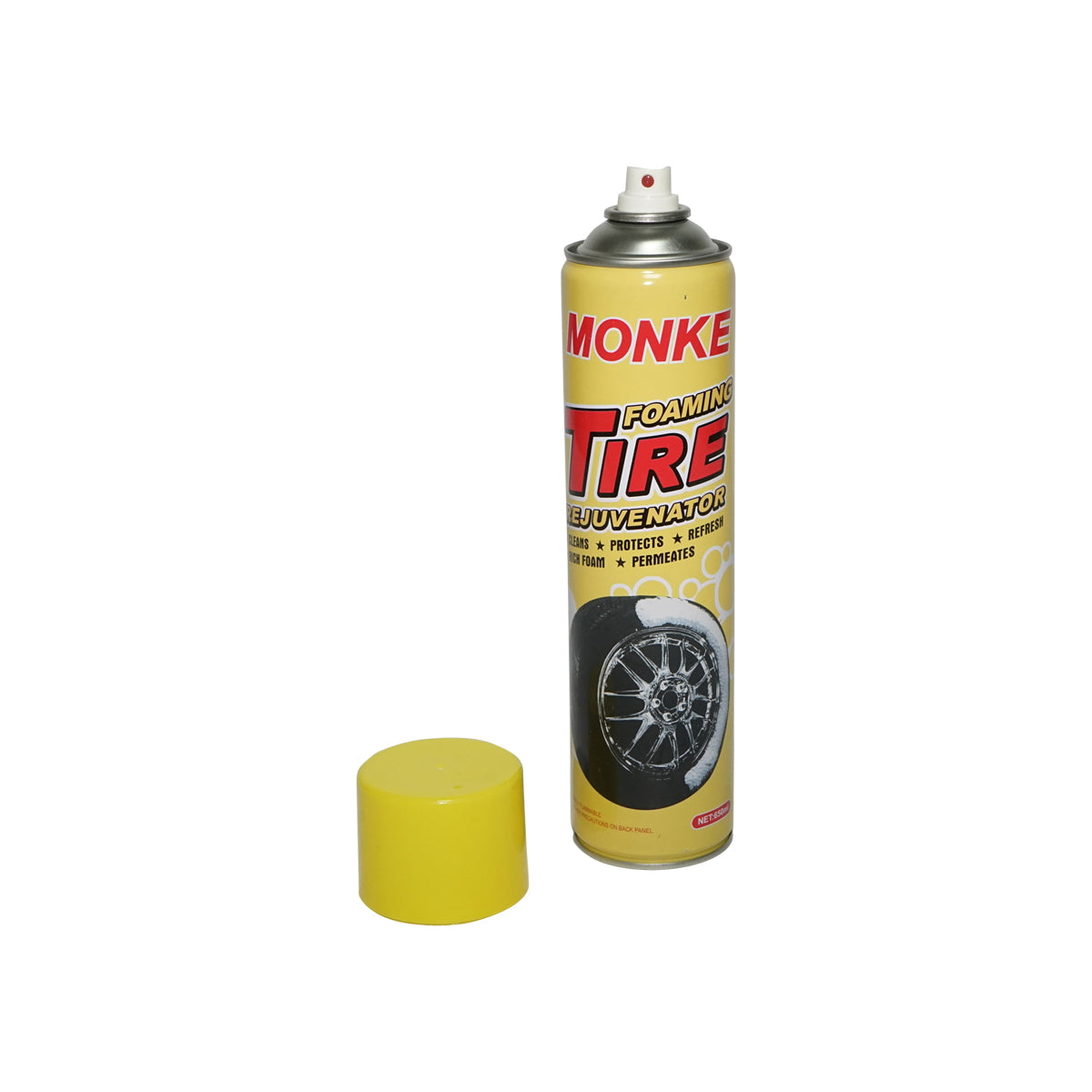 Active foam spray for cleaning tires and rubber 650ml
