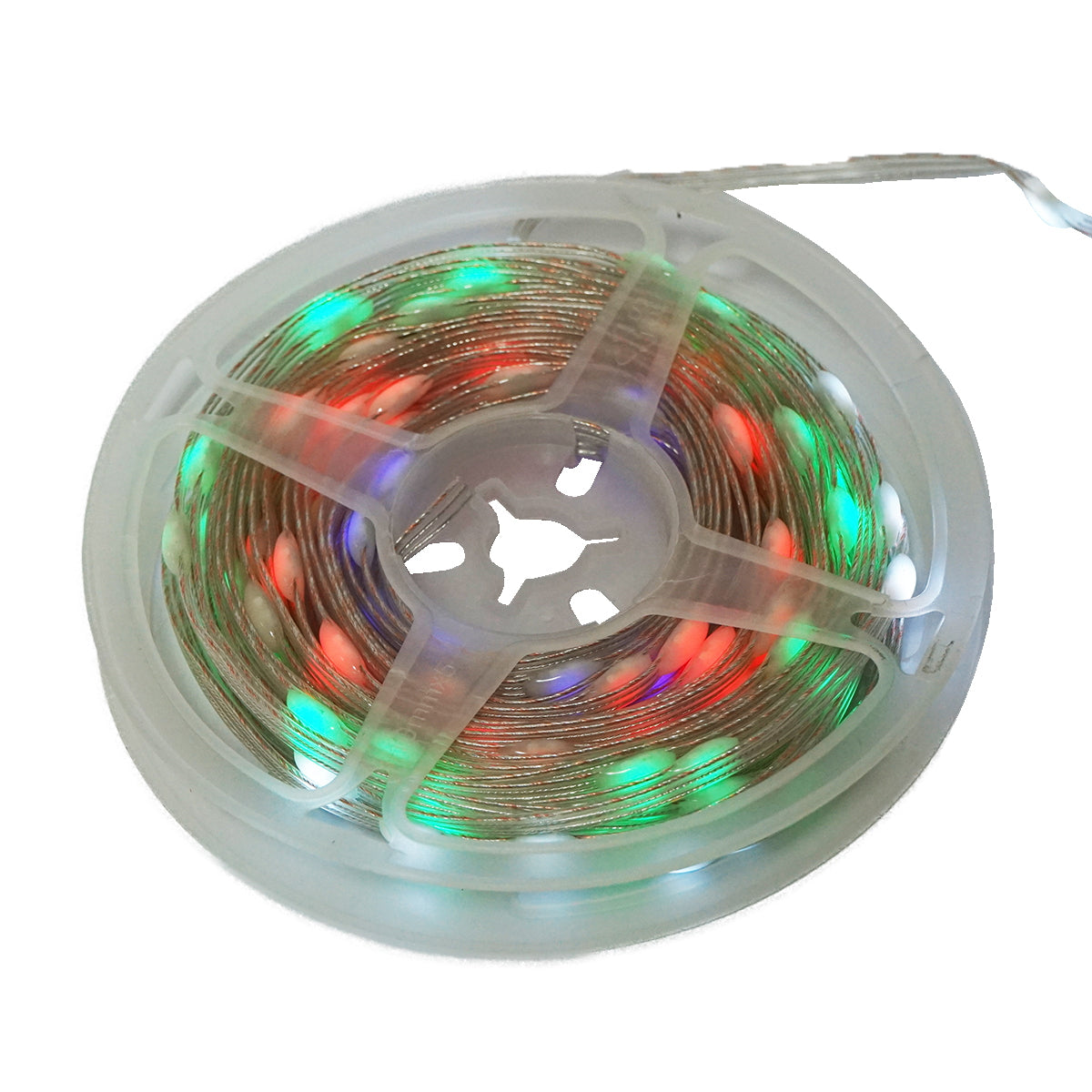 LED strip with solar panel 5V, 10m, RGB+IC remote control IP65 Breckner Germany