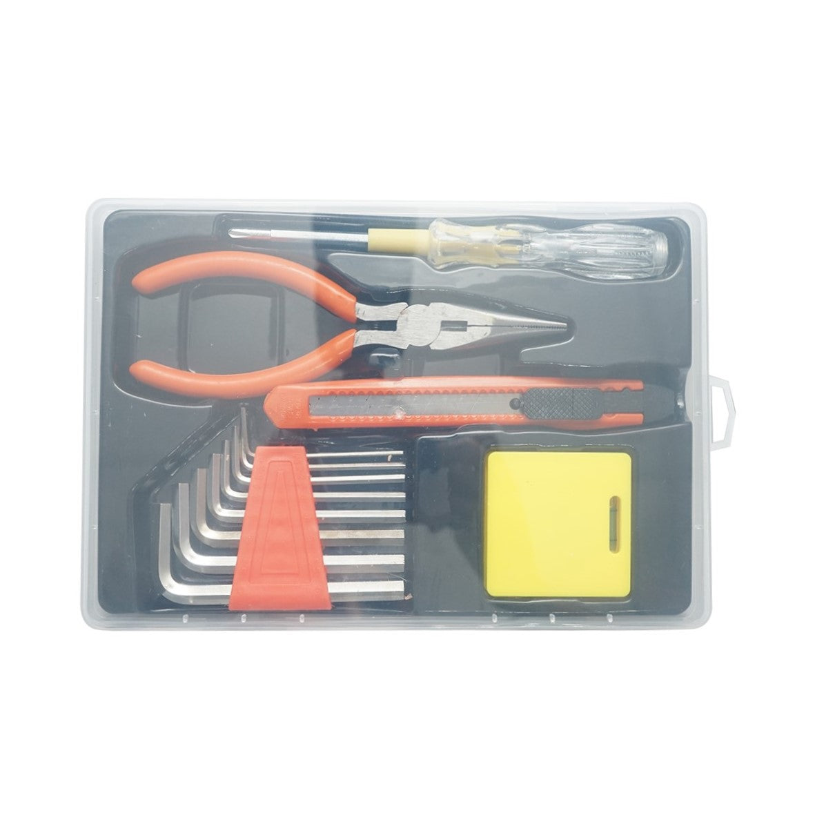 Combined tool and equipment set 12 pieces