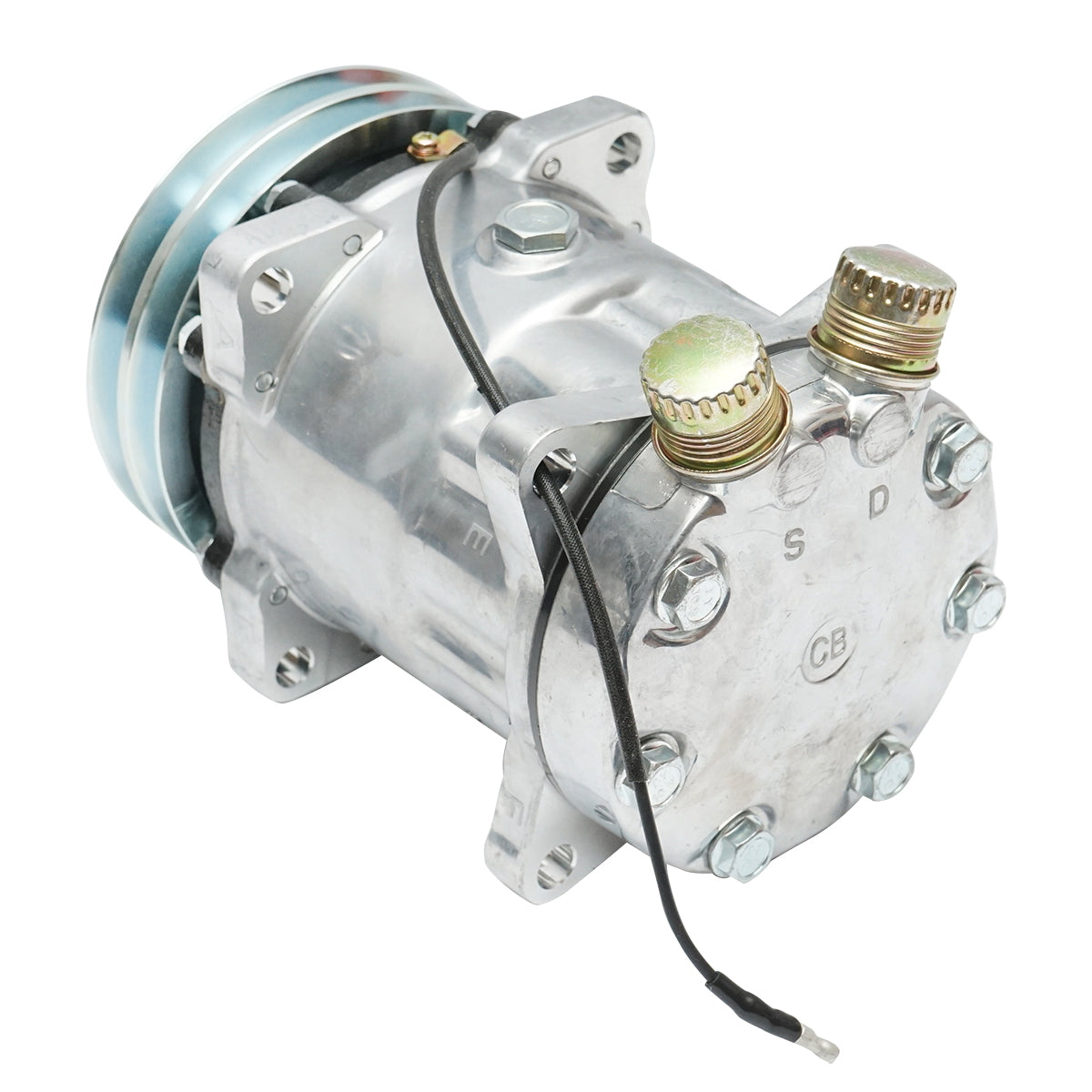A/C climate compressor for Ford, New Holland, Case IH OEM code: 47132887, 5165548 Breckner Germany