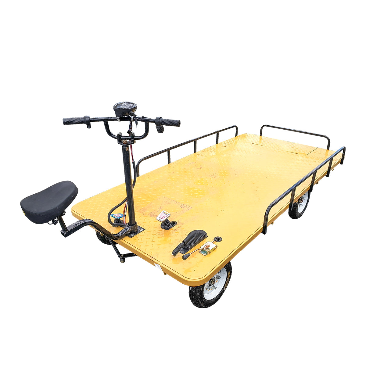 Electric cart with a loading platform for transporting goods 800W, 48V, 2.5x1.25m maximum load 1000Kg THOR