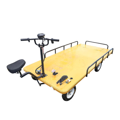 Electric cart with a loading platform for transporting goods 800W, 48V, 2.5x1.25m maximum load 1000Kg THOR
