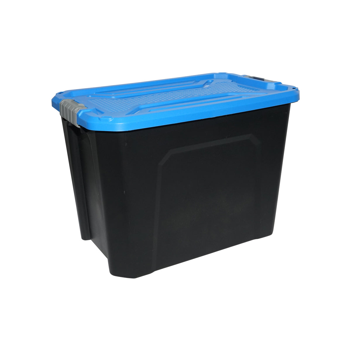 Box, heavy duty storage box 60L with lid, red 580x380x405mm Breckner Germany