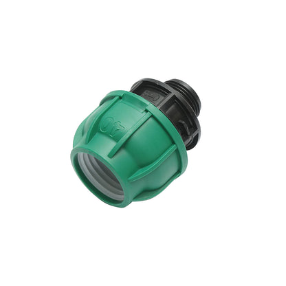 Compression fitting with external thread D40mmx1 inch, PN10 Bar for irrigation systems