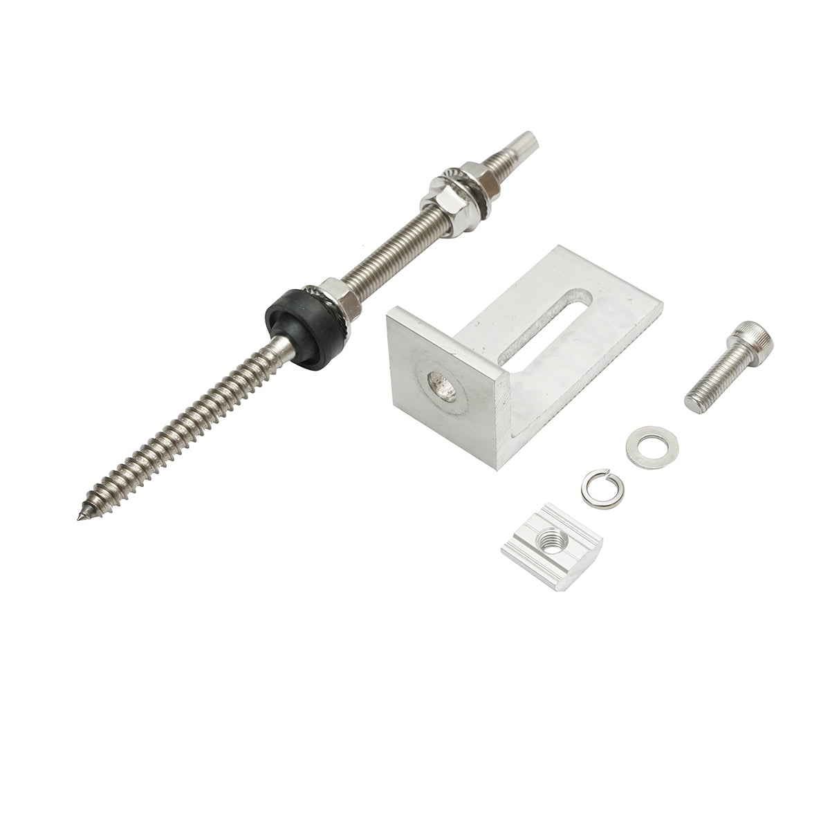 Kit clamp and screw for solar photovoltaic panel system A, 20mm Breckner Germany