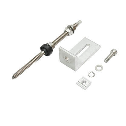 Kit clamp and screw for solar photovoltaic panel system A, 20mm Breckner Germany
