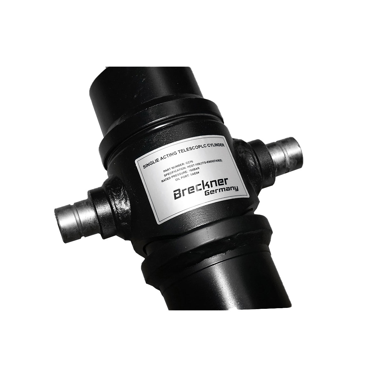 Complete kit for cylinder tipping installation, metal support and 7T pump Breckner Germany