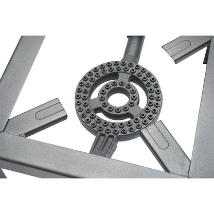 Pirostrie, square gas burner with 4 legs 250x250x100mm