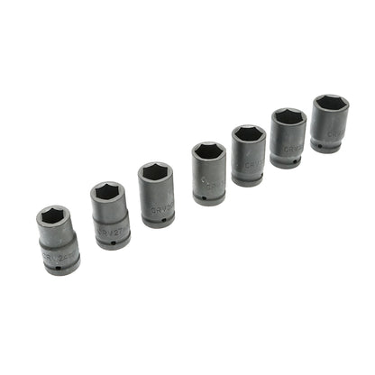 7-piece socket set 24-27-30-32-33-36-38