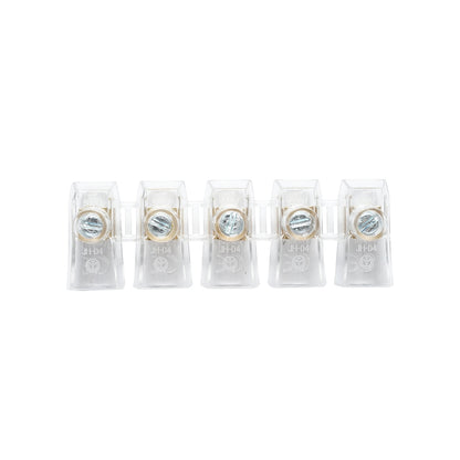 Terminal block 57A 500V, 5 poles 10mm Leader