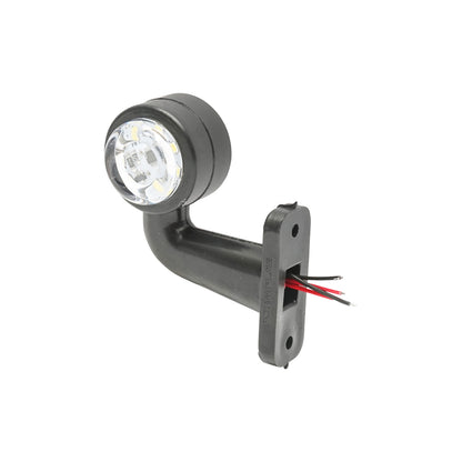 Set of rotating LED white-red warning lamps with arms 12-24V FR1103 Breckner Germany