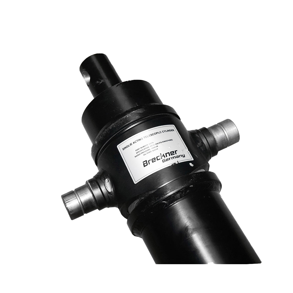 Complete kit for cylinder tipping installation, metal support and 12T pump Breckner Germany