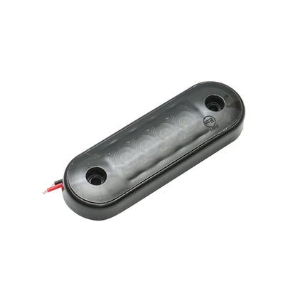 Side lamp slim LED 12-24V, smoke yellow 83x27mm Breckner Germany