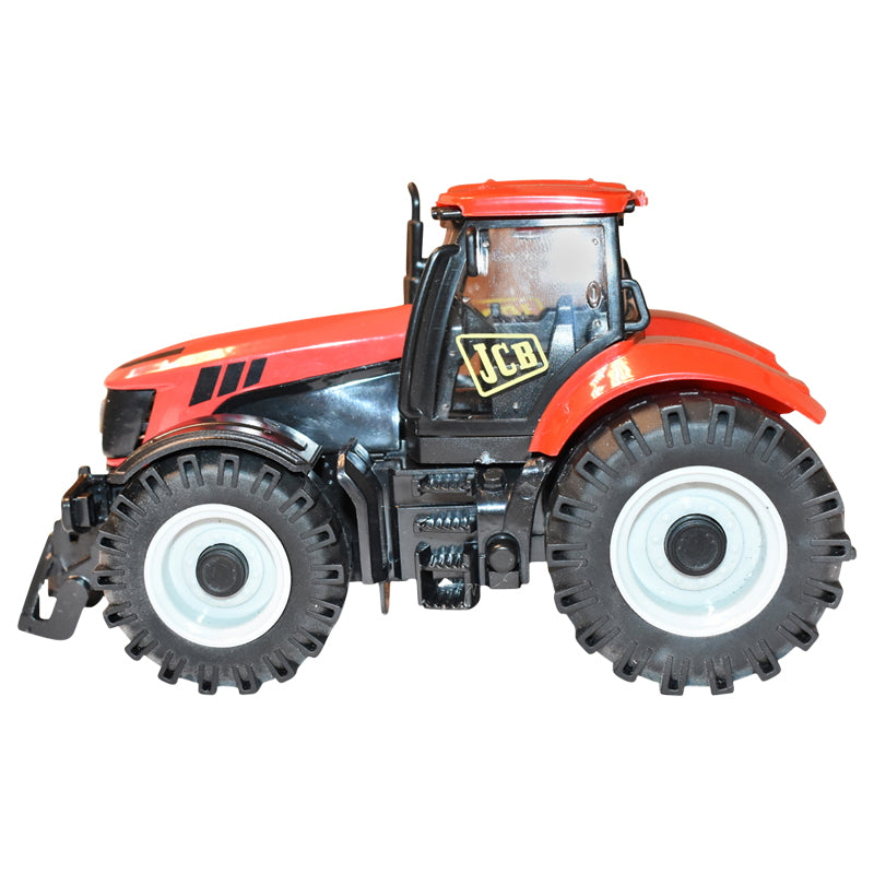 Red toy JCB tractor
