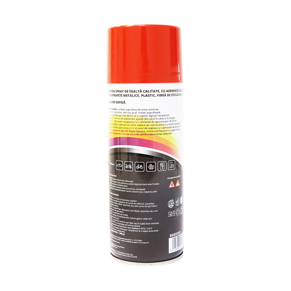 Imperial red professional car spray paint UTB with quick drying 450ml MAGIC