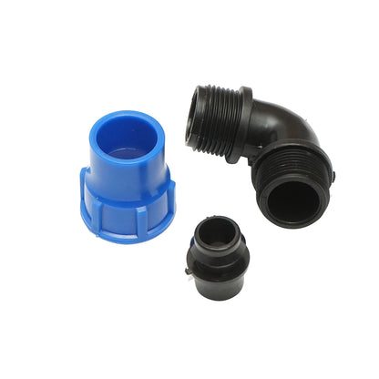 Cot compression fitting with external thread D20mmx3/4 for irrigation systems