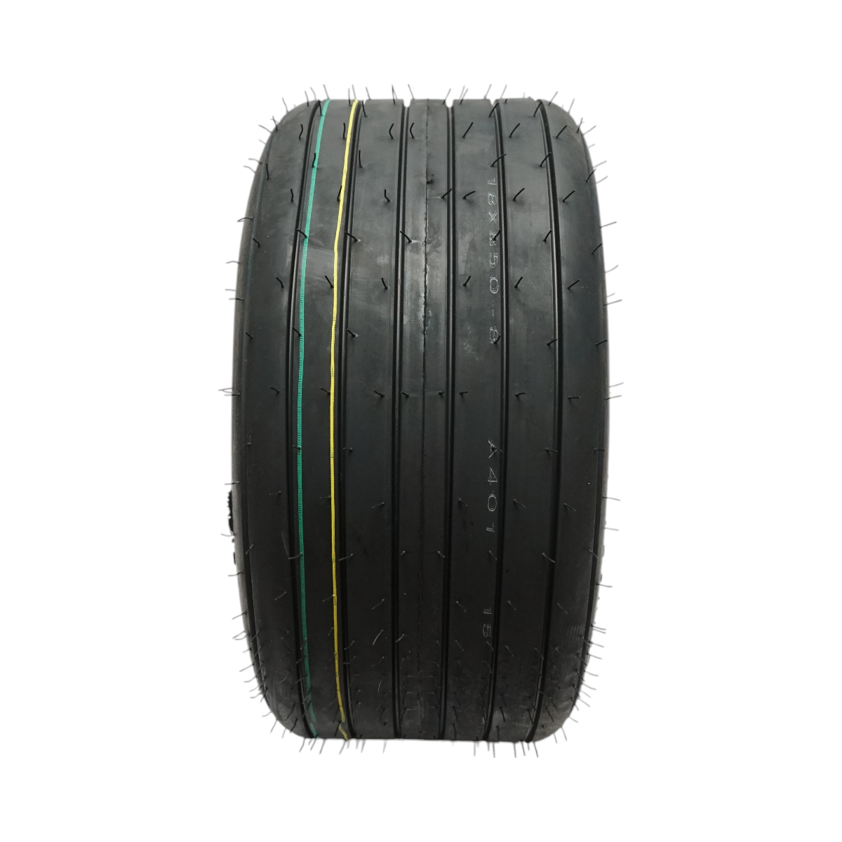 Agricultural tire 18x8.50-8 linear F2 4PR TL