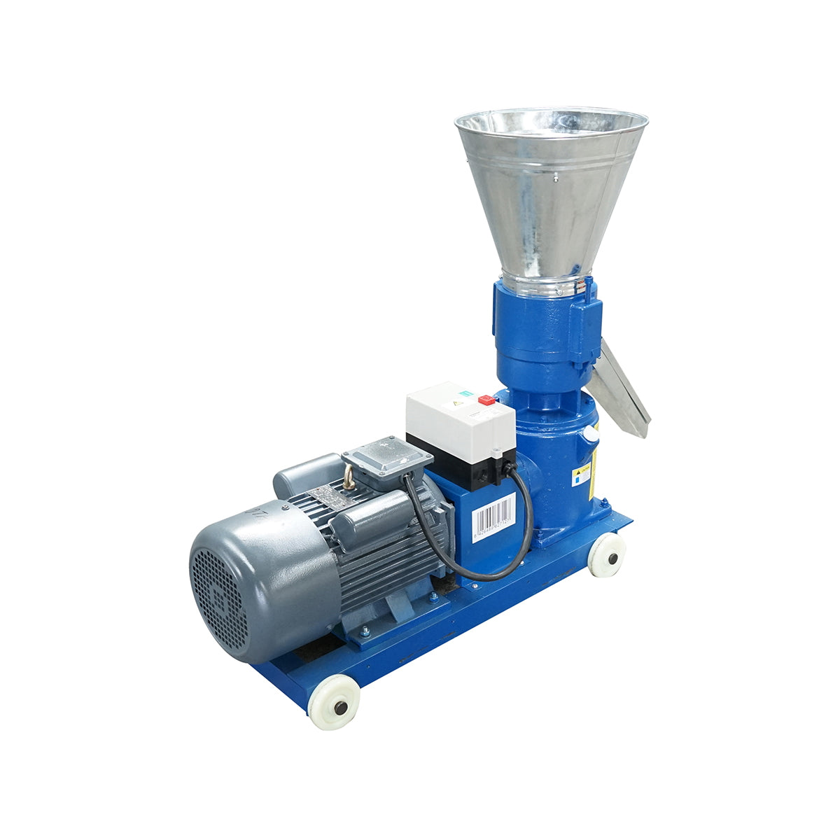 Feed granulator, cereal press 4KW, 220V with a 6mm die and maximum output of 150kg/H
