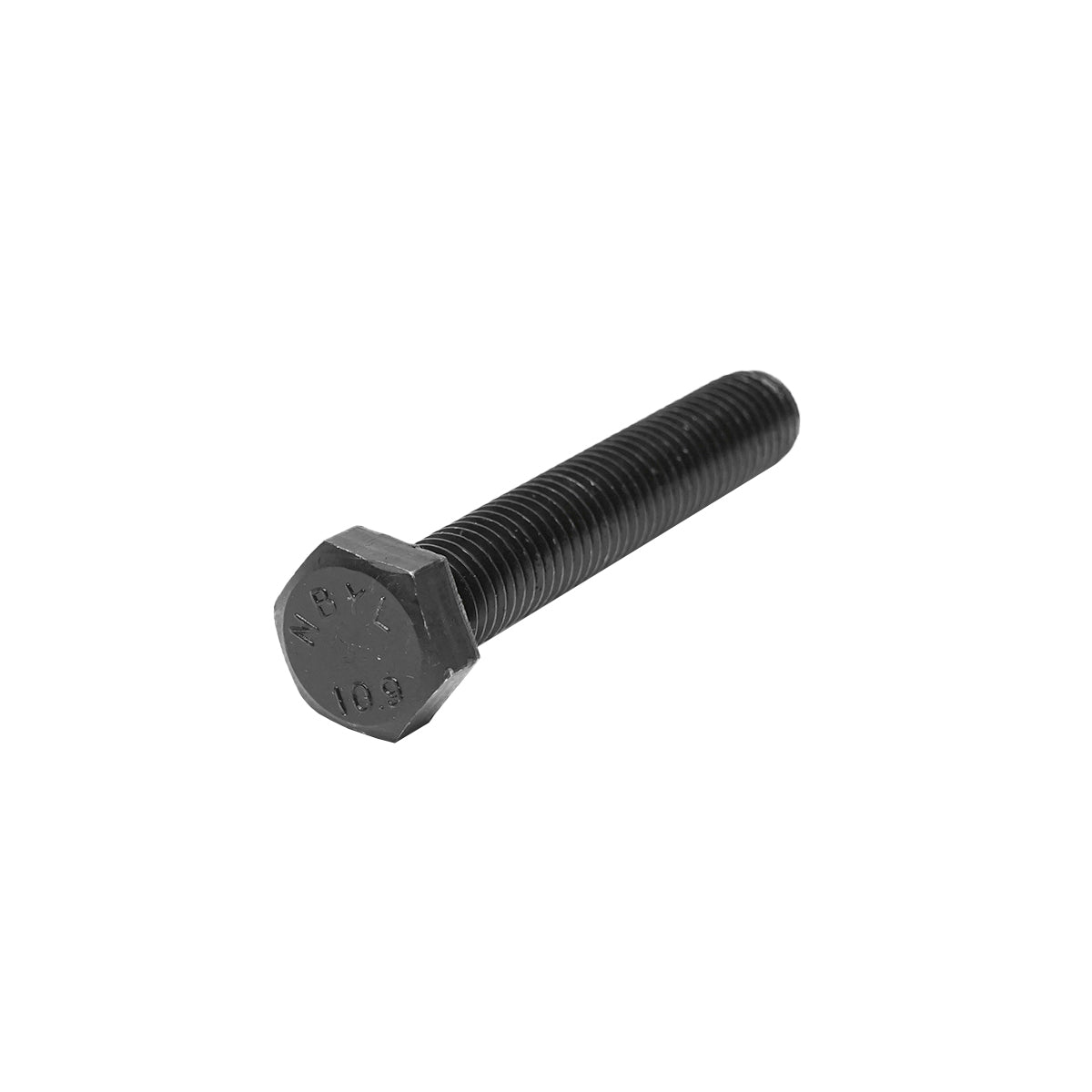 Black screw with hexagonal head DIN 933 M14x80 G10.9 50 pieces/bag
