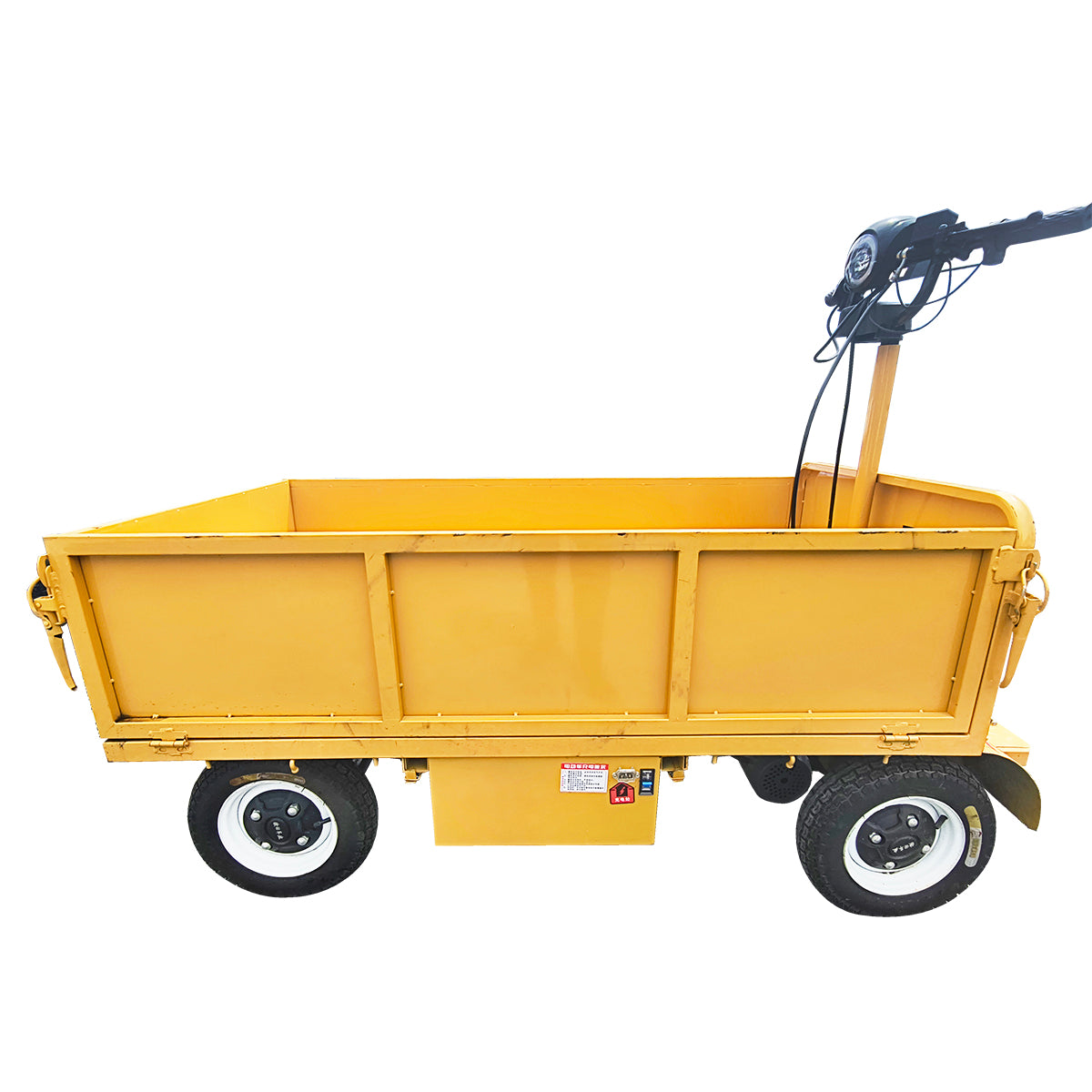 Electric platform cart with shutters for transporting goods 800W, 48V, 1.5x0.8m maximum load 800Kg THOR