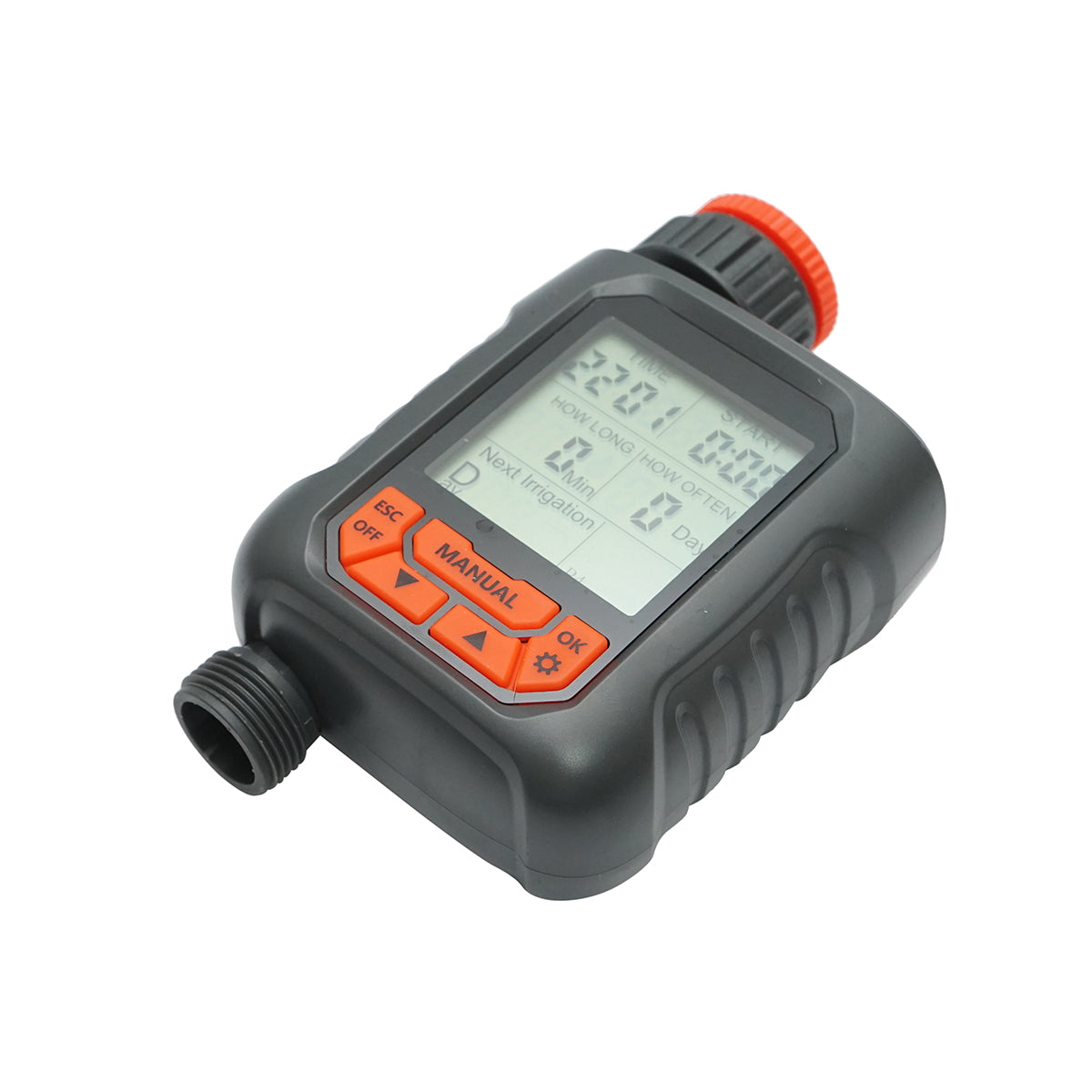 Digital automatic irrigation programmer 4 programs, 1 zone, 8 bar IP67