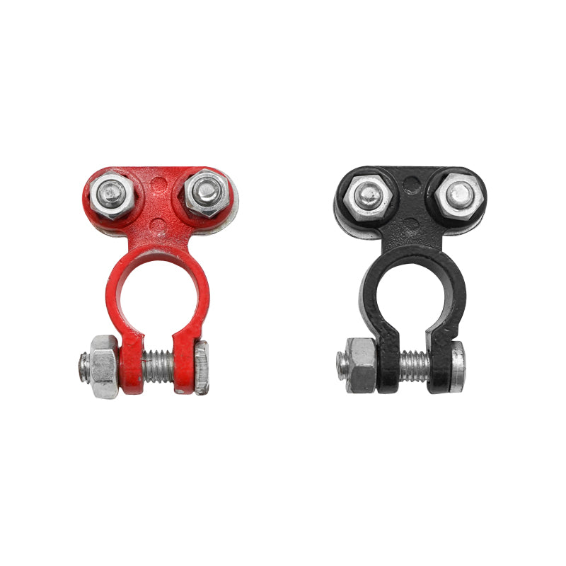 Set of battery terminals Zn red and black Breckner Germany