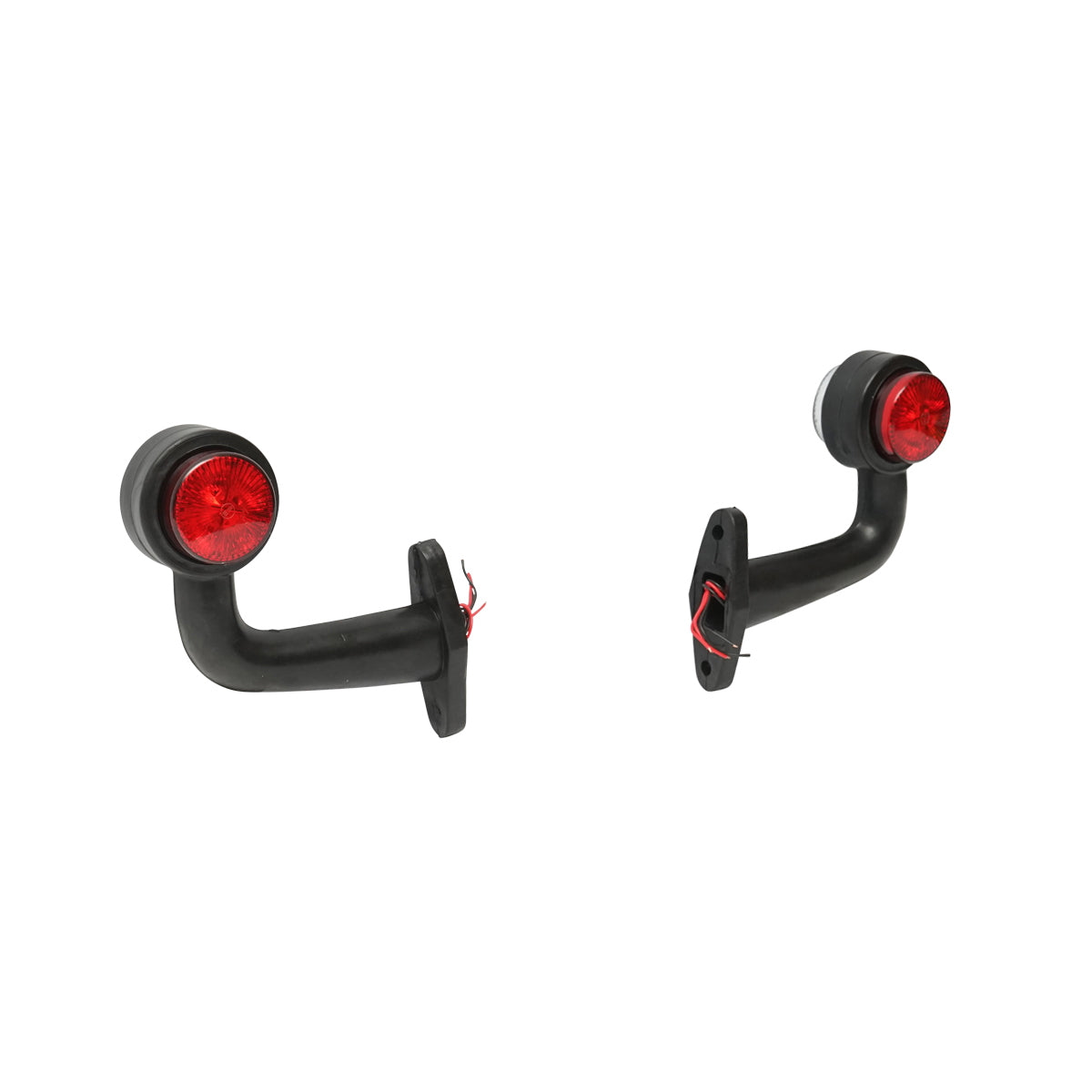 Set of side marker lamps with LED 12/24V, red-white FR0115 Breckner Germany