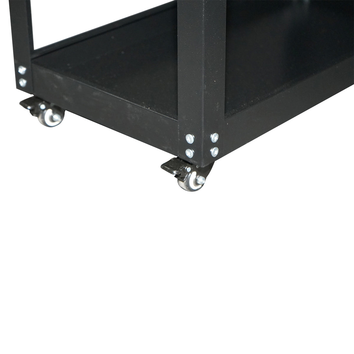 Metal cart on wheels with handle 750x700x360mm