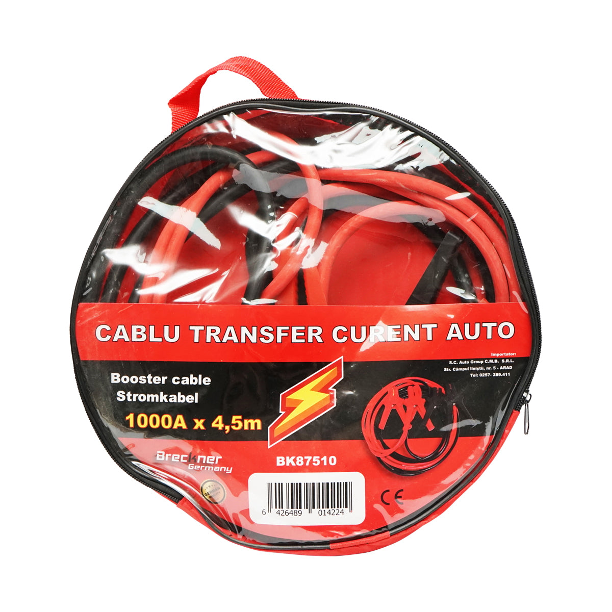 Car current transfer cable 1000A, length 4.5m Breckner Germany