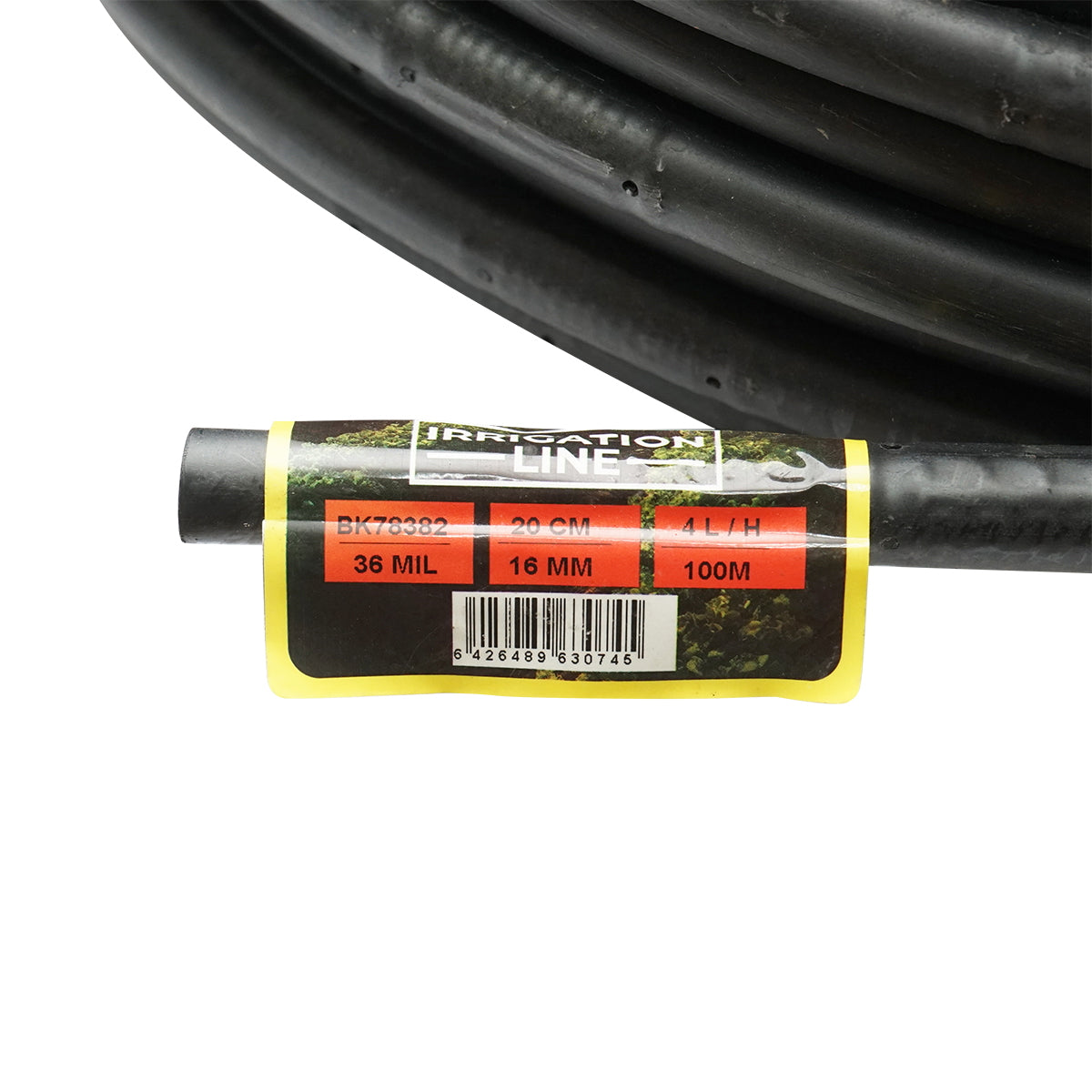 Drip irrigation pipe, roll 100M 4L/H, D16mm, step 20cm Breckner Germany