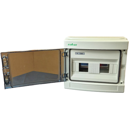 Applied fuse box 1 row, 12 modules, IP65, 295x255x130mm Ebasee