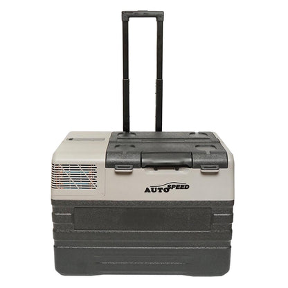 Car refrigerator with compressor and trolley wheels 42L 12-24-220V 60W