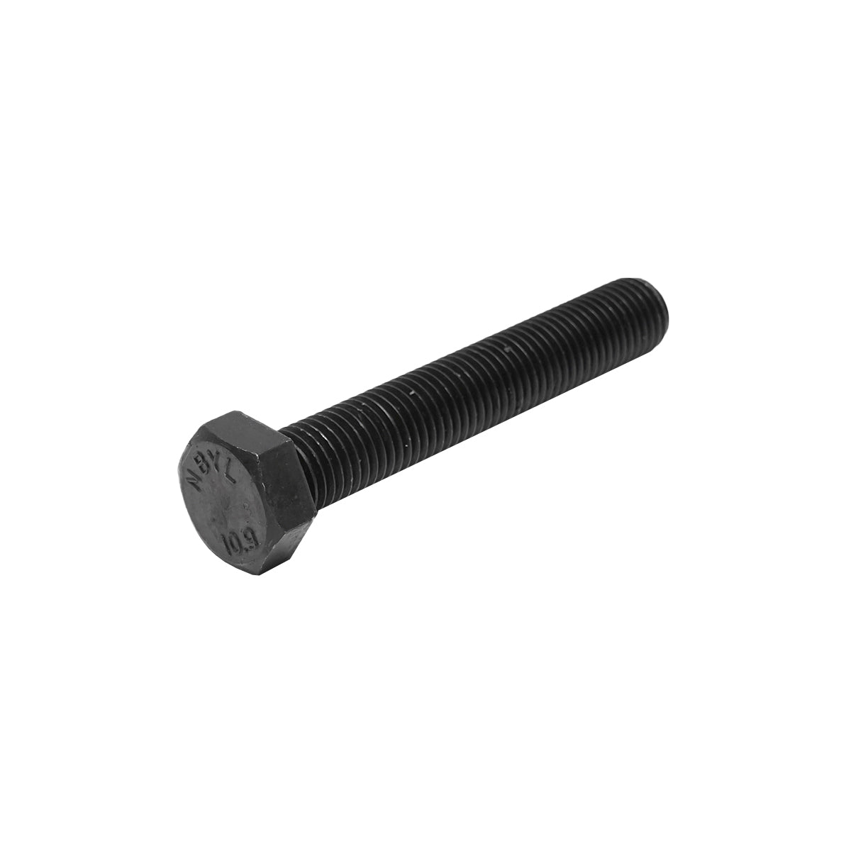Black screw with hexagonal head DIN 933 M20x120 G10.9 10 pieces/bag