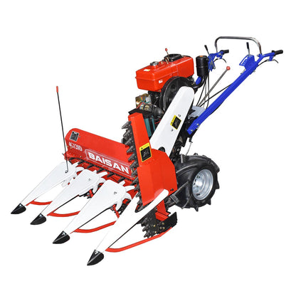 Diesel tiller 6HP with combined mower working width of 1000mm Baisan