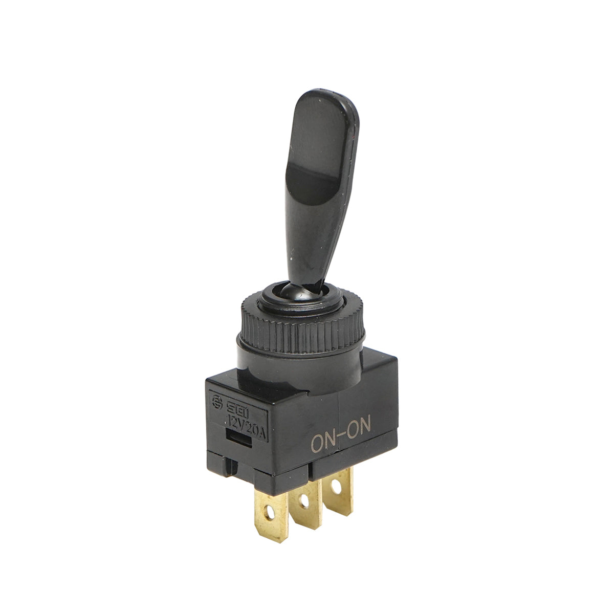 ON-ON switch 12V/20A with 2 positions, 3 pins Breckner Germany