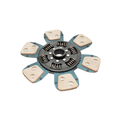 Clutch disc with an outer diameter of 280mm, inner diameter 1-31.7mm, inner diameter 2-33.5mm, 19 grooves for John Deere OEM RE45661