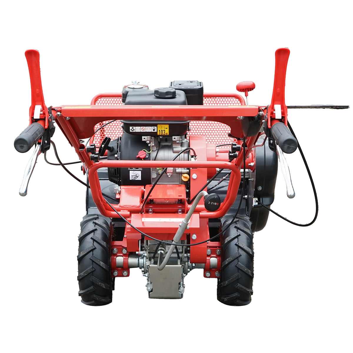 Choppers with Loncin 8HP engine, working width 600mm, 178Kg, 252cc Breckner Germany