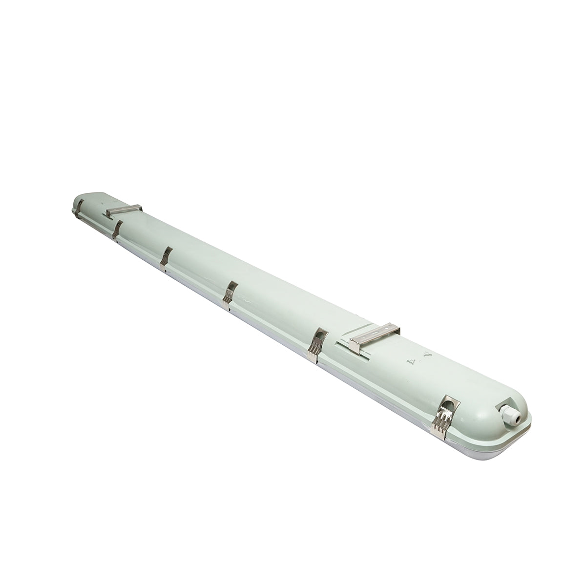 LED fluorescent tube light fixture 2x58W, 220V, 1560x130x90mm IP65 Breckner Germany