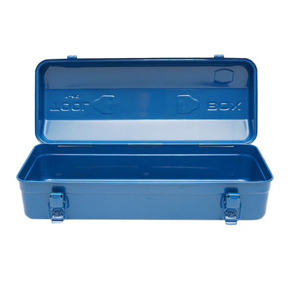 Blue metal tool box 420x170x120mm Breckner Germany