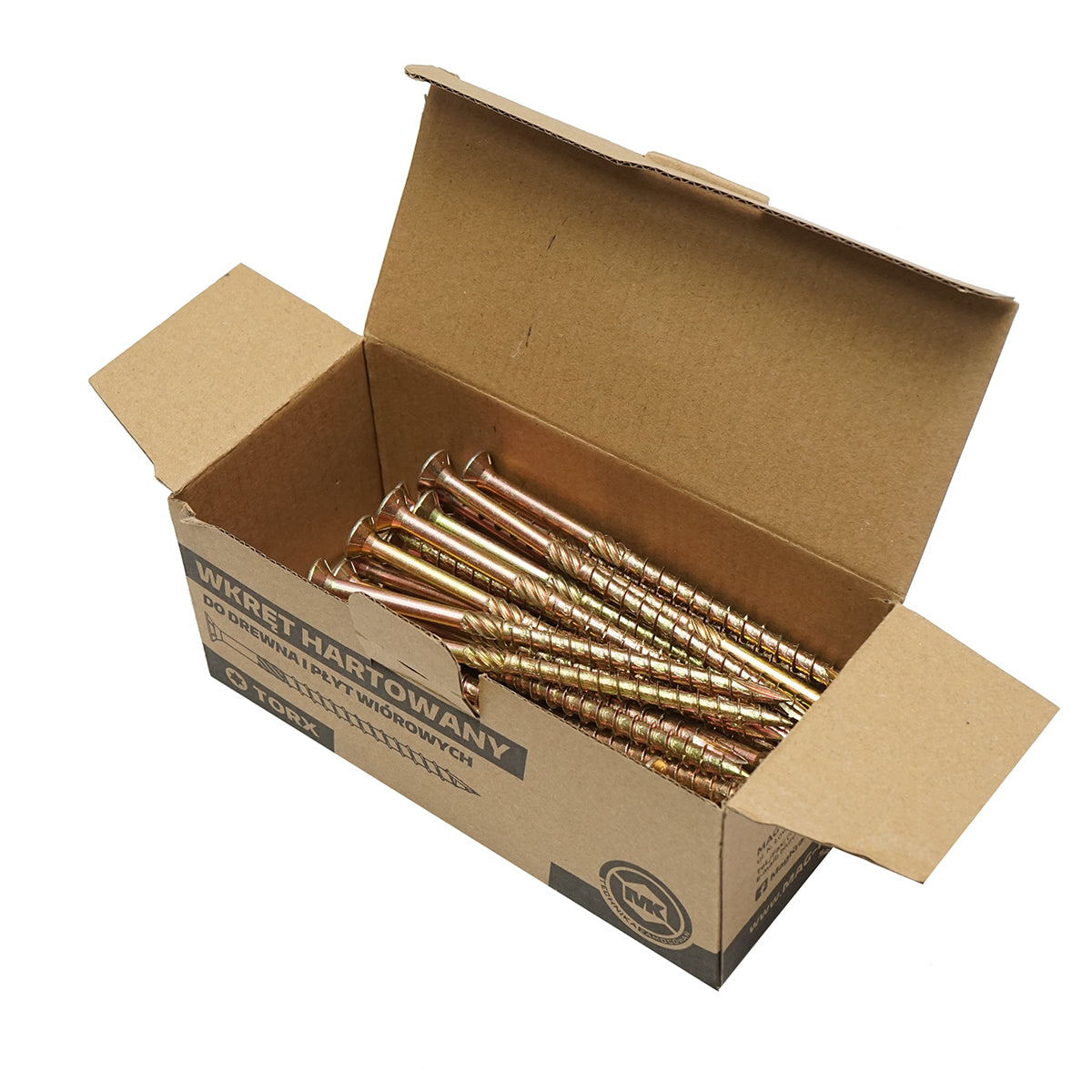 Self-tapping wood screw with a countersunk head 8x140mm torx type TX40, 50 pcs/box
