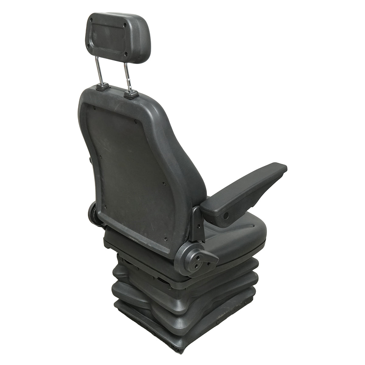 Universal height and weight adjustable seat 40-120kg, armrests and backrest adjustable 50-90° for tractor, agricultural, industrial machinery, forklift